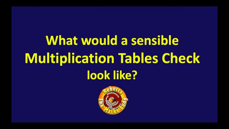 The Multiplication Tables Check goes live today (England Only)